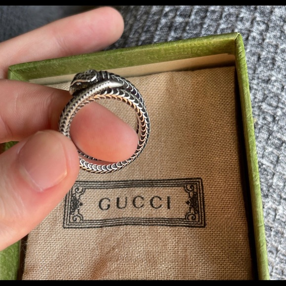Gucci Snake Wrap Around Ring - Size 23 - Picture 2 of 4